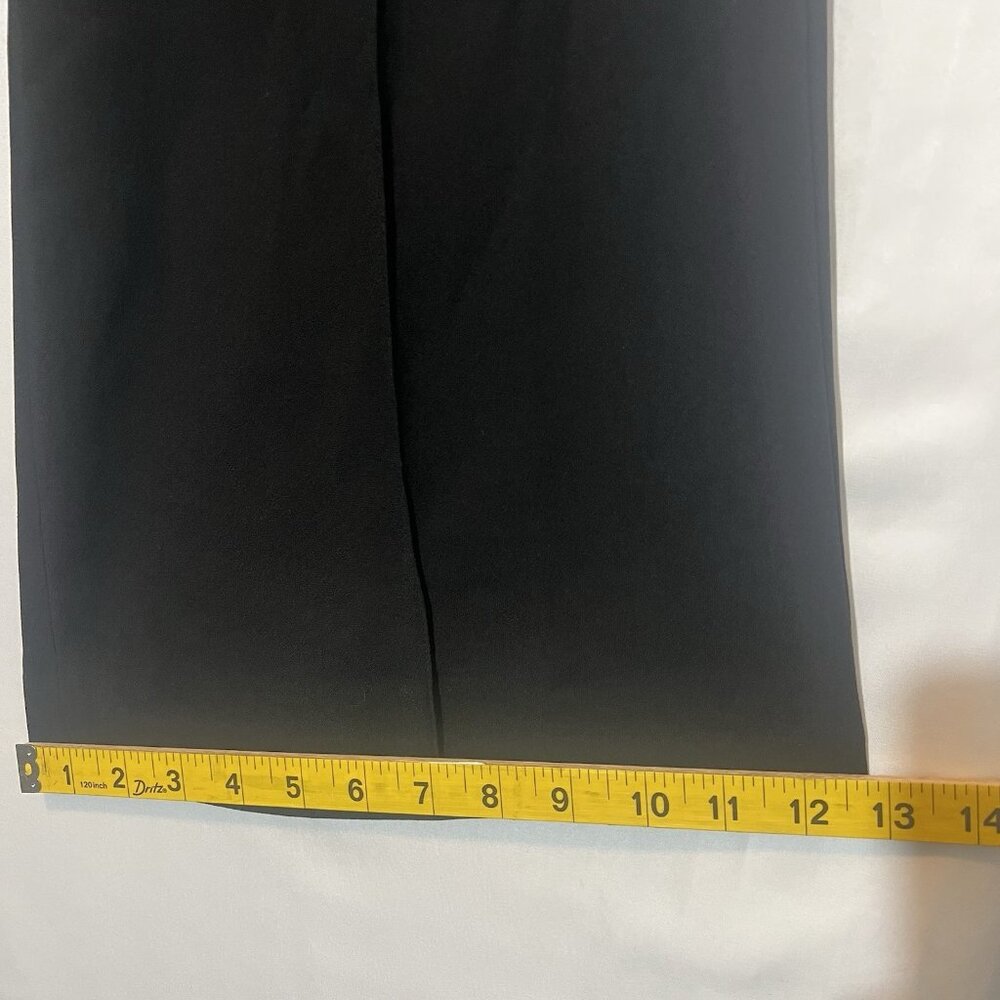 Express Women's Size 6 Wide Leg Dress Pants Black High Rise Zipper New - Picture 9 of 13